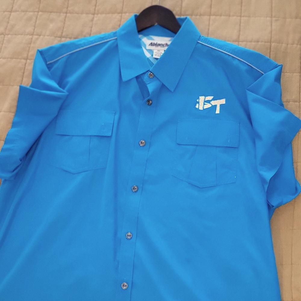 I Smash Things Branded Button down shirt.